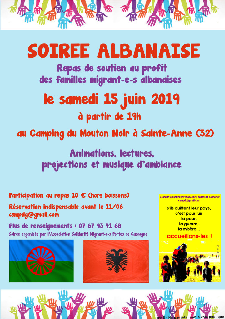 soirée albanaise au camping du mouton noir