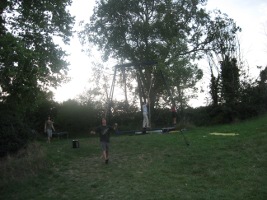 circus-in-residence at the campsite